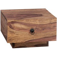 WOHNLING Nachttisch Massivholz sheesham 40,0 x 40,0 x 25,0 cm von Wohnling