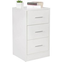 WOHNLING Nachttisch rechteckig Spanplatte weiß 35,0 x 38,0 x 68,0 cm, 1 St. WOHNLING Nachttisch rechteckig Spanplatte weiß 35,0 x 38,0 x 68,0 cm, 1 St. von Wohnling