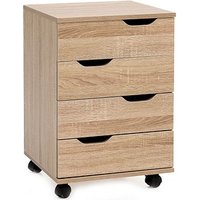 WOHNLING Rollcontainer Sonoma 4 Auszüge 40,0 x 40,0 x 60,0 cm WOHNLING Rollcontainer Sonoma 4 Auszüge 40,0 x 40,0 x 60,0 cm von Wohnling