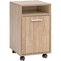 WOHNLING Rollcontainer braun 33,0 x 38,0 x 60,0 cm von Wohnling