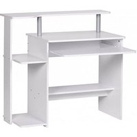 WOHNLING Schreibtisch weiß rechteckig, Wangen-Gestell weiß 94,0 x 48,0 cm WOHNLING Schreibtisch weiß rechteckig, Wangen-Gestell weiß 94,0 x 48,0 cm von Wohnling