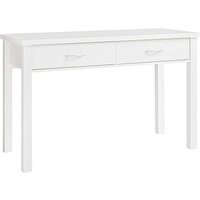 WOHNLING Schreibtisch weiß rechteckig, 4-Fuß-Gestell weiß 120,0 x 50,0 cm von Wohnling