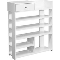 WOHNLING Schuhregal weiß 75,0 x 24,0 x 93,0 cm WOHNLING Schuhregal weiß 75,0 x 24,0 x 93,0 cm von Wohnling