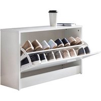 WOHNLING Schuhschrank, WL5.271 weiß 1 Fachboden 80,0 x 24,0 x 47,0 cm WOHNLING Schuhschrank, WL5.271 weiß 1 Fachboden 80,0 x 24,0 x 47,0 cm von Wohnling