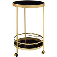 WOHNLING Servierwagen gold 67,0 x 46,0 x 79,0 cm WOHNLING Servierwagen gold 67,0 x 46,0 x 79,0 cm von Wohnling