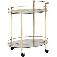 WOHNLING Servierwagen gold 67,0 x 46,0 x 79,0 cm WOHNLING Servierwagen gold 67,0 x 46,0 x 79,0 cm von Wohnling