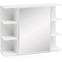 WOHNLING Spiegelschrank WL5.754 weiß 80,0 x 20,0 x 65,0 cm von Wohnling