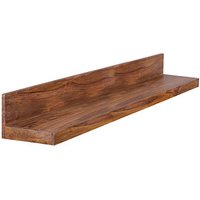 WOHNLING Wandboard sheesham 140,0 x 24,0 x 17,0 cm, 1 St. von Wohnling