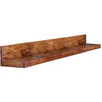 WOHNLING Wandboard sheesham 160,0 x 24,0 x 17,0 cm, 1 St. von Wohnling
