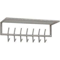 WOHNLING Wandgarderobe WL6.448 silber Metall 7 Haken 74,5 x 38,0 cm WOHNLING Wandgarderobe WL6.448 silber Metall 7 Haken 74,5 x 38,0 cm von Wohnling