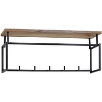 WOHNLING Wandgarderobe WL6.450 braun Holz 5 Haken 71,0 x 29,0 cm WOHNLING Wandgarderobe WL6.450 braun Holz 5 Haken 71,0 x 29,0 cm von Wohnling