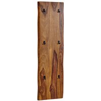 WOHNLING Wandgarderobe WL6.548 sheesham Holz 6 Haken 40,0 x 140,0 cm WOHNLING Wandgarderobe WL6.548 sheesham Holz 6 Haken 40,0 x 140,0 cm von Wohnling