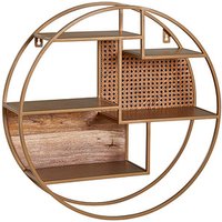 WOHNLING Wandregal braun 62,0 x 62,0 x 17,0 cm, 1 St. WOHNLING Wandregal braun 62,0 x 62,0 x 17,0 cm, 1 St. von Wohnling