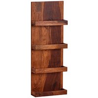 WOHNLING Wandregal sheesham 30,0 x 10,0 x 80,0 cm, 1 St. von Wohnling