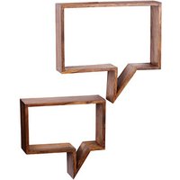 WOHNLING Wandregal sheesham 50,0 x 13,0 x 65,0 cm, 1 St. von Wohnling