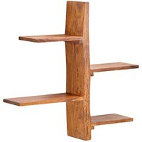 WOHNLING Wandregal sheesham 58,0 x 15,0 x 60,0 cm, 1 St. von Wohnling