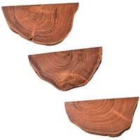 WOHNLING Wandregale-Set braun 49,5 x 26,0 x 4,5 cm, 1 St. von Wohnling