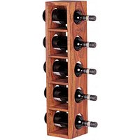 WOHNLING Weinregal sheesham 15,0 x 15,0 x 70,0 cm, 1 St. von Wohnling