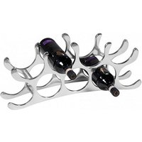 WOHNLING Weinregal silber 55,0 x 12,0 x 20,0 cm, 1 St. von Wohnling