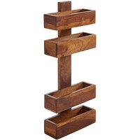 WOHNLING Zeitungsständer WL1.533 sheesham Holz, DIN A4 von Wohnling