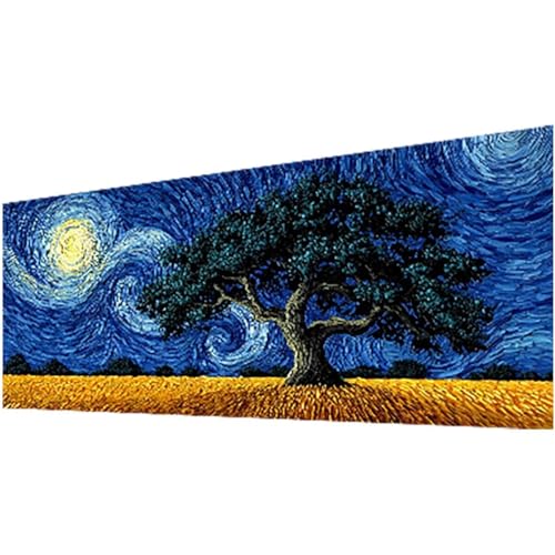 Diamond Painting Abstrakt, Diamond Painting Erwachsene und Kinder DIY 5D Diamante Malerei Bilder Baum Des Lebens Stickerei Kreuzstic Mosaikherstellung Basteln, Zimmer Deko Wohnzimmer100x235cm w-801 von Wohoaqig
