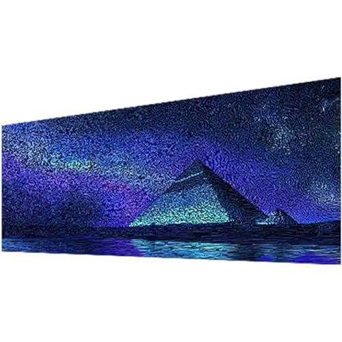 Diamond Painting ägypten, Diamond Painting Erwachsene und Kinder DIY 5D Diamante Malerei Bilder Pyramide Stickerei Kreuzstic Mosaikherstellung Basteln für Anfänger für Deko Wohnzimmer 80x190cm w-836 von Wohoaqig