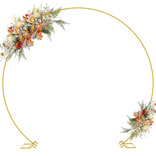 Wokceer 2,8 m Gold Ballonbogen für Hochzeit Hochzeitsbogen Ballon Bogen Stand für Party Metall Kreis Bogen Runde Hintergrund Stand für Geburtstagsfeier Hochzeit Zeremonie Brautdusche Jubiläum Dekor Wokceer 2,8 m Gold Ballonbogen für Hochzeit Hochzeitsbogen Ballon Bogen Stand für Party Metall Kreis Bogen Runde Hintergrund Stand für Geburtstagsfeier Hochzeit Zeremonie Brautdusche Jubiläum Dekor von Wokceer