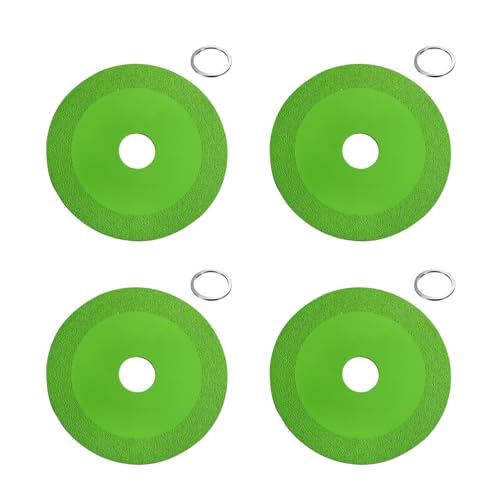 Glas-Trennscheibe 4 Stück für Winkelschleifer, 10,2 cm ultradünnes Diamant-Sägeblatt-Rad, Diamant-Trennblattscheibe für Glas, Keramik, Jade, Kristall, Weinflasche, Marmor Glas-Trennscheibe 4 Stück für Winkelschleifer, 10,2 cm ultradünnes Diamant-Sägeblatt-Rad, Diamant-Trennblattscheibe für Glas, Keramik, Jade, Kristall, Weinflasche, Marmor von Wokyo