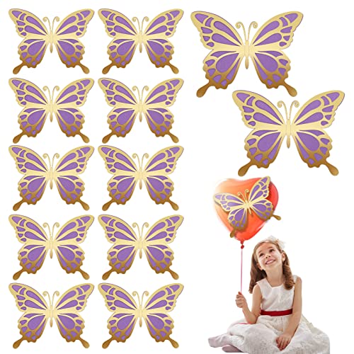 Wolancy 12 Stück große 3D Schmetterling Partydekoration, Papier Schmetterling Wanddekoration in 2 verschiedenen Größen, 3D Riesenschmetterling für Geburtstag, Schlafzimmer Hochzeit Wolancy 12 Stück große 3D Schmetterling Partydekoration, Papier Schmetterling Wanddekoration in 2 verschiedenen Größen, 3D Riesenschmetterling für Geburtstag, Schlafzimmer Hochzeit von Wolancy