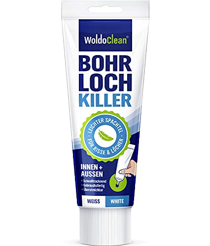 Spachtelmasse weiß für Innen Fertigspachtel 225ml - Leichtfüller schrumpffrei mit Micro-Glass-Bubbles Spachtelmasse weiß für Innen Fertigspachtel 225ml - Leichtfüller schrumpffrei mit Micro-Glass-Bubbles von WoldoClean