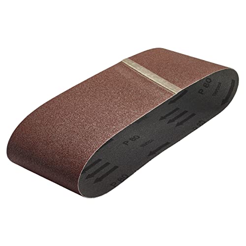 wolfcraft 3 Gewebe-Schleifbänder 76 x 457 mm I 1896000 I Körnung 120 I für Holz & Metall I Schleifpapier für Bandschleifer I flexibel und langlebig wolfcraft 3 Gewebe-Schleifbänder 76 x 457 mm I 1896000 I Körnung 120 I für Holz & Metall I Schleifpapier für Bandschleifer I flexibel und langlebig von wolfcraft