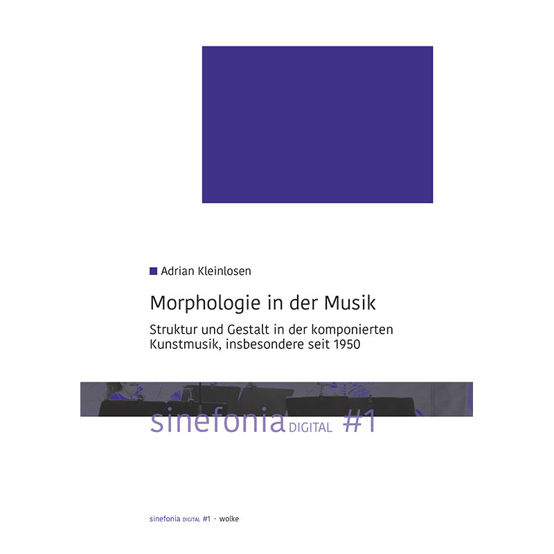 Morphologie In Der Musik - Adrian Kleinlosen, Kartoniert (TB) von Wolke Verlagsges.