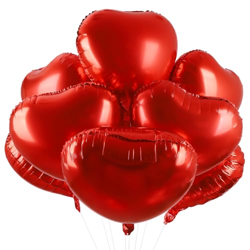 Herz Folienballon Rot 30 Stück,18 Zoll Herzluftballons Rot,Herz Helium Luftballons,Herzluftballons Helium,Herzform Ballon für Hochzeiten,Vorschläge,Valentinstag,Jubiläum,Geburtstag Herz Folienballon Rot 30 Stück,18 Zoll Herzluftballons Rot,Herz Helium Luftballons,Herzluftballons Helium,Herzform Ballon für Hochzeiten,Vorschläge,Valentinstag,Jubiläum,Geburtstag von Wolkstello