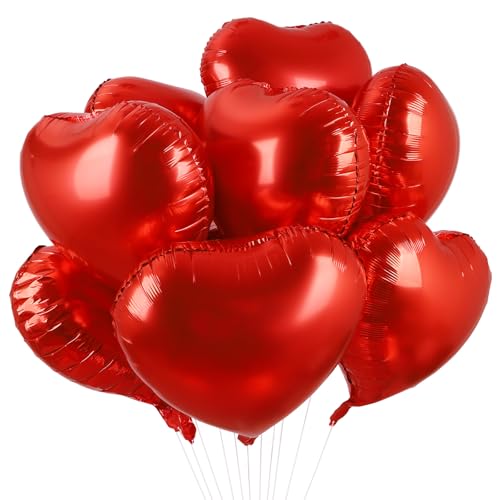 Herz Folienballon Rot 20 Stück,18 Zoll Herzluftballons Rot,Herz Helium Luftballons,Herzluftballons Helium,Herzform Ballon für Hochzeiten,Vorschläge,Valentinstag,Jubiläum,Geburtstag Herz Folienballon Rot 20 Stück,18 Zoll Herzluftballons Rot,Herz Helium Luftballons,Herzluftballons Helium,Herzform Ballon für Hochzeiten,Vorschläge,Valentinstag,Jubiläum,Geburtstag von Wolkstello