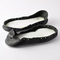 Hüttenschuhsohle schwarz Hüttenschuhsohle schwarz von Wolle Rödel