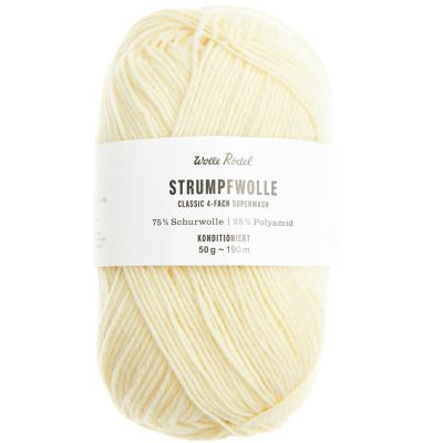 Strumpfwolle Classic 4fädig Strumpfwolle Classic 4fädig von Wolle Rödel