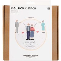 Rico Design Stickpackung "Figurico Grandma & Grandpa" von Multi