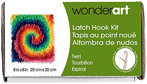 WonderArt Knüpfhaken-Set, 20,3 x 20,3 cm von WonderArt