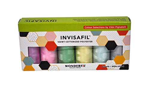 WonderFil Specialty Threads Invisafil Fadenminipacks (B006) von soikoi