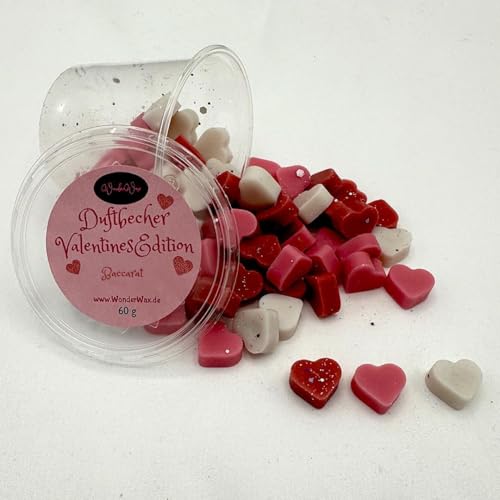 WonderWax | Becher Duftwachs Wax Melts Valentin Herzen | 100% Sojawachs Raumduft Bio Glitzer | Geschenk Set für Raumdüfte | Hochzeiten,Geburtstag,Valentinstag,Muttertag | Baccarat WonderWax | Becher Duftwachs Wax Melts Valentin Herzen | 100% Sojawachs Raumduft Bio Glitzer | Geschenk Set für Raumdüfte | Hochzeiten,Geburtstag,Valentinstag,Muttertag | Baccarat von WonderWax