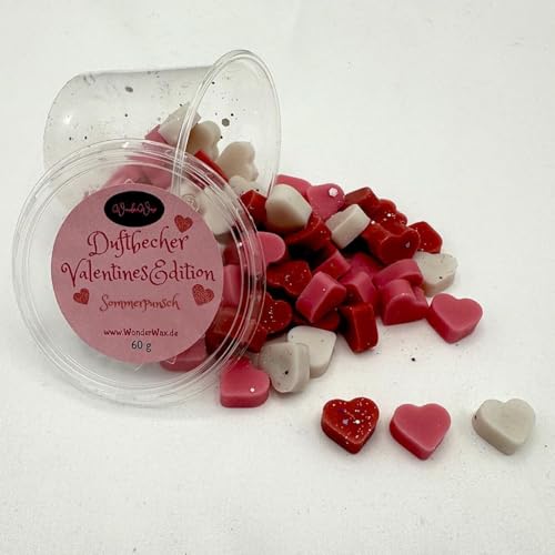 WonderWax | Becher Duftwachs Wax Melts Valentin Herzen | 100% Sojawachs Raumduft Bio Glitzer | Geschenk Set für Raumdüfte | Hochzeiten,Geburtstag,Valentinstag,Muttertag | Sommerpunsch WonderWax | Becher Duftwachs Wax Melts Valentin Herzen | 100% Sojawachs Raumduft Bio Glitzer | Geschenk Set für Raumdüfte | Hochzeiten,Geburtstag,Valentinstag,Muttertag | Sommerpunsch von WonderWax