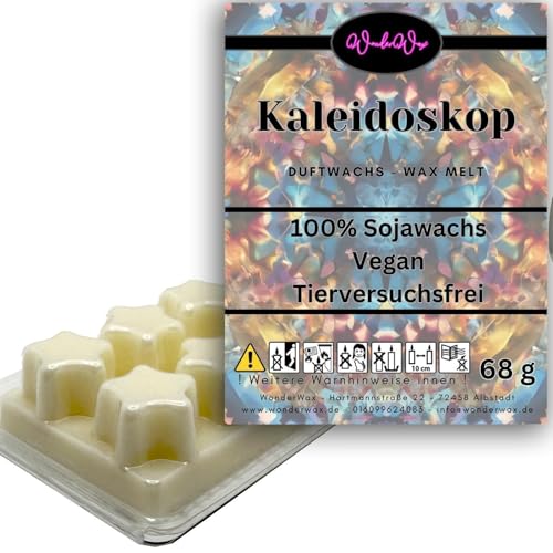 WonderWax Duftwachs Wax Melts für Duftlampe, 6 Sterne Duftmelt Wachsmelt Sojawachs Duftwachswürfel für Raumdüfte, Wachs mit Duftöl Indoor Melts Duftwachs für Aromalampe Kaleidoskop WonderWax Duftwachs Wax Melts für Duftlampe, 6 Sterne Duftmelt Wachsmelt Sojawachs Duftwachswürfel für Raumdüfte, Wachs mit Duftöl Indoor Melts Duftwachs für Aromalampe Kaleidoskop von WonderWax