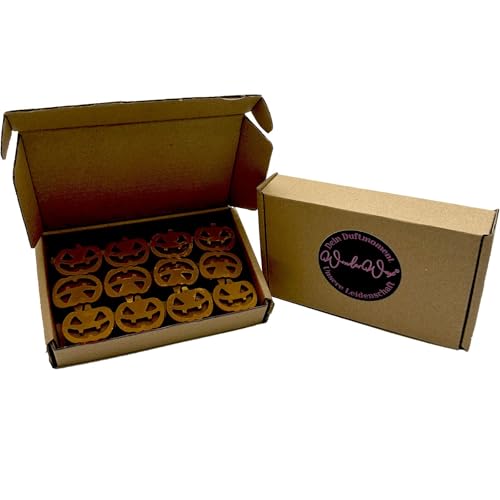 WonderWax Kürbis 12er Set Cappuccino Wachsmelt Duftwachs Raumduft für Duftlampen Soja Wachs Melts Duftmelt Aroma Wellnes Kerzen Wärmer Wax Tarts von WonderWax