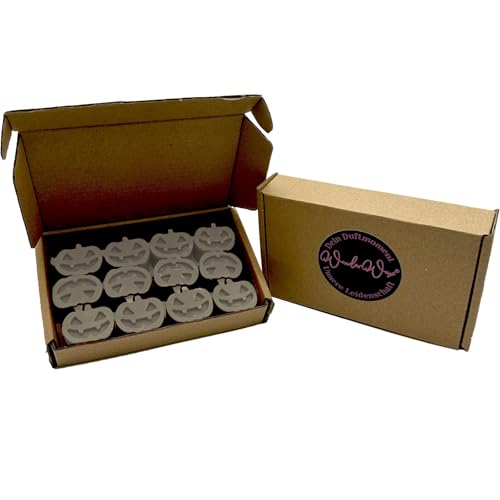 WonderWax Kürbis 12er Set Cream of Coconut Wachsmelt Duftwachs Raumduft für Duftlampen Soja Wachs Melts Duftmelt Aroma Wellnes Kerzen Wärmer Wax Tarts von WonderWax
