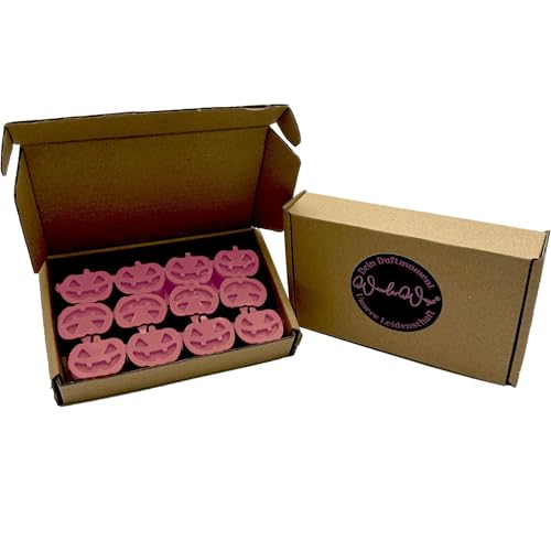 WonderWax Kürbis 12er Set Zuckerwatte Wachsmelt Duftwachs Raumduft für Duftlampen Soja Wachs Melts Duftmelt Aroma Wellnes Kerzen Wärmer Wax Tarts von WonderWax