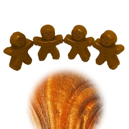 WonderWax Lebkuchenmännchen 4er Set Wachsmelt Duftwachs Raumduft für Duftlampen Soja Wachs Melts Duftmelt Aroma Wellnes Kerzen Wärmer Schokoladentraum von WonderWax