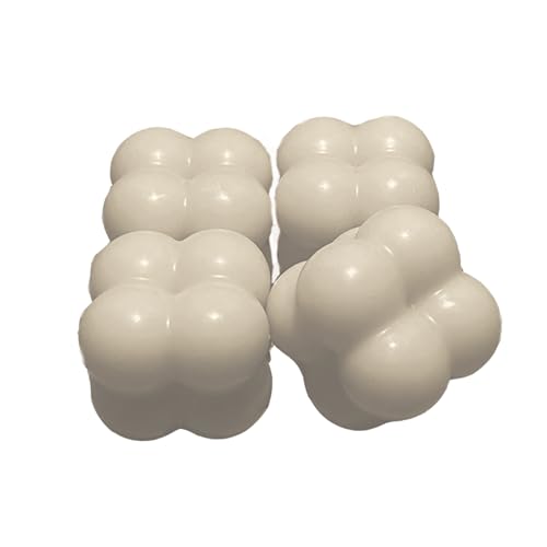 WonderWax Mini-Kugelwürfel 4er Set Cream of Coconut Wachsmelt Duftwachs Raumduft für Duftlampen Soja Wachs Duftmelt Aroma Wellnes Wax Tarts von WonderWax