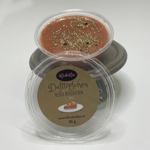 WonderWax Standard Duft Töpfchen | Heißer Apfelkuchen | Duftwachs Raumduft für Duftlampen | Duftkessel aus Soja Wachs |Wax Melts | Aroma Duftmelt | Tart WonderWax Standard Duft Töpfchen | Heißer Apfelkuchen | Duftwachs Raumduft für Duftlampen | Duftkessel aus Soja Wachs |Wax Melts | Aroma Duftmelt | Tart von WonderWax