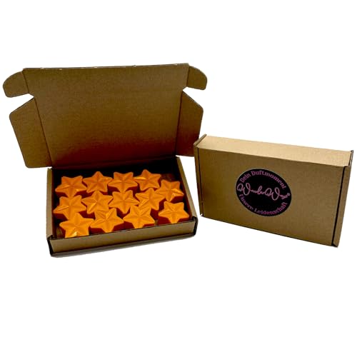 WonderWax Weihnachts Duftstern 13er Set Spicy Vanille Orange Zimt Wachsmelt Duftwachs Raumduft für Duftlampen Soja Wachs Melts Duftmelt Aroma Wellnes Kerzen Wärmer von WonderWax