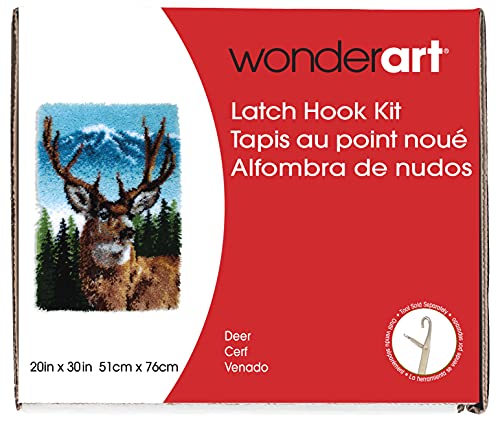 WonderArt Classics Knüpfset, REH/Hirsch, 20 Inches x 30 Inches von WonderArt